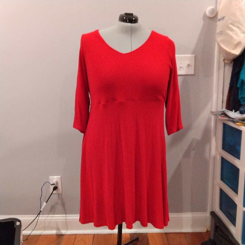 Torrid Red Sweater Dress